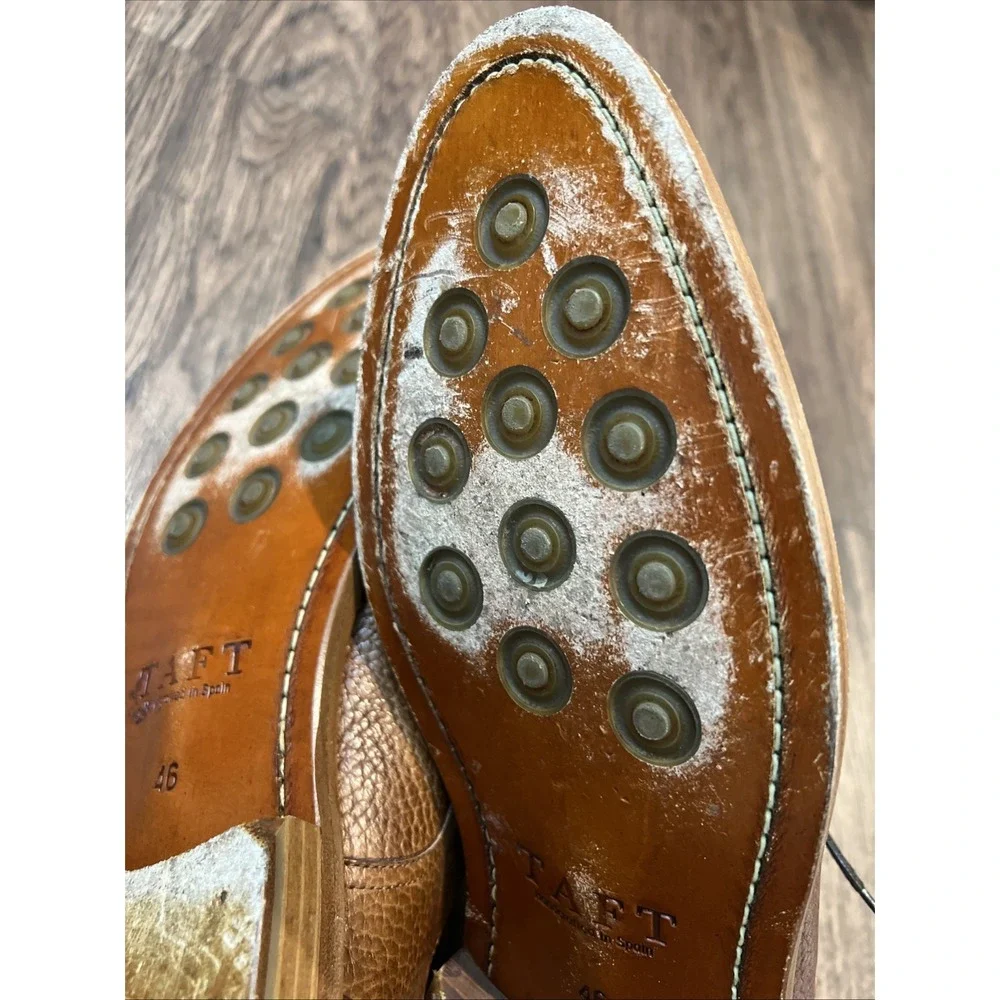 Taft Rome shoes in brown camello leather Size 46EU